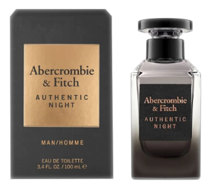 abercrombie fitch authentic night 100