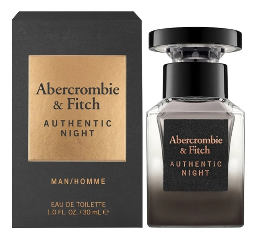 abercrombie fitch authentic night 30