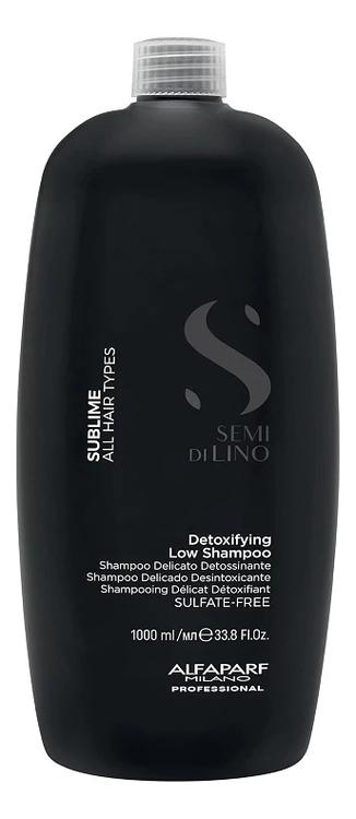 Alfaparf Milano Шампунь для волос Semi Di Lino Sublime Detoxifying Low Shampoo Шампунь 1000ml
