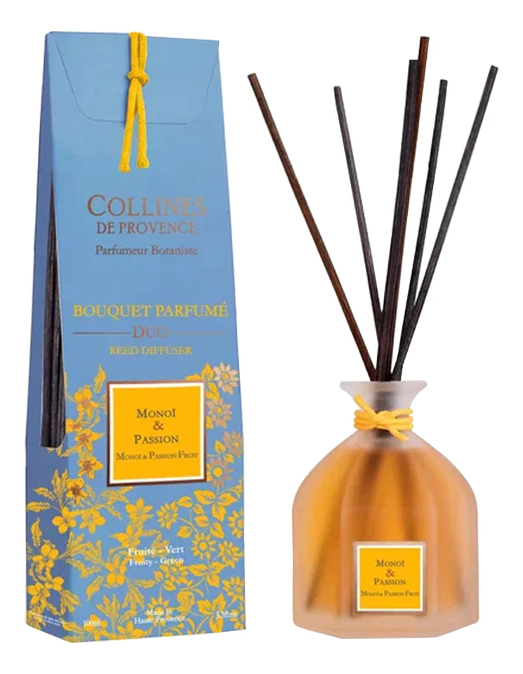 Collines de Provence Аромадиффузор Monoi &amp; Passion Fruit монои и маракуйя  Аромадиффузор 100ml