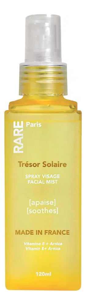 RARE Paris Успокаивающий тоник-мист для лица Tresor Solaire Soothing Facial Mist Тоник-мист 120ml