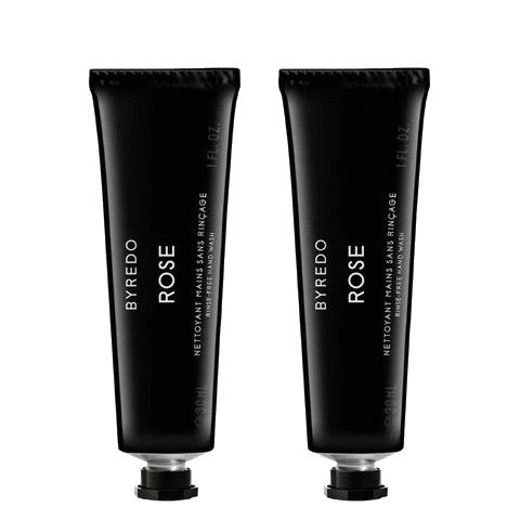 byredo rose rinsefree hand wash set of 2x30